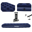 Colchão Camping Solteiro Inflável 150kg + Bomba de Ar Bestway