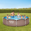 Piscina Estruturada Bestway Prestige 4.678L – 3,05m x 76cm Redonda Marrom Lisa 110V