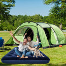 Kit Colchão Inflável Casal Premium 300kg Camping + Bomba Manual Bestway