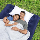 Colchão Camping Casal Inflável 300kg + Bomba de Ar Bestway – Azul