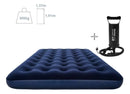 Kit Colchão Inflável Casal Premium 300kg Camping + Bomba Manual Bestway